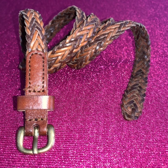 J. Crew Accessories - J. Crew Skinny Braided Leather Belt J. Crew Accessories - J. Crew Skinny Braided Leather Belt